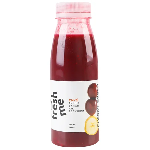 Смузі Fresh Me Cherry Crush вишня банан сік яблучний 250мл