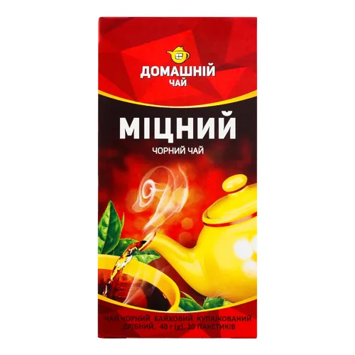 Чай чорний Міцний Домашній чай