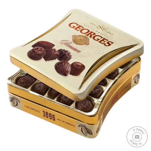 Цукерки Бісквіт-Шоколад Georges Premium шоколадні 450г