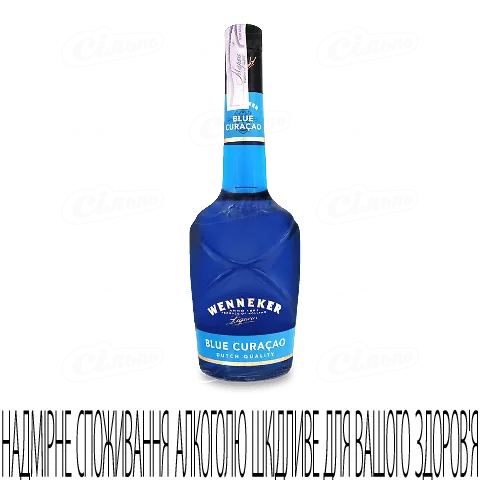 Лікер Wenneker Blue Curacao, 0,7л