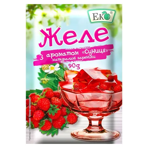 Желе ЕКО суниця 90г