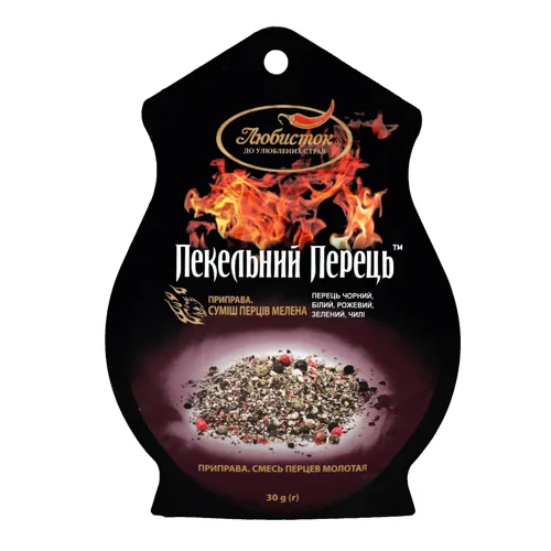 Суміш перців мелена Пекельний перець Любисток м/у 30г