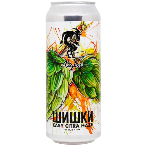 Пиво Дідько Шишки Session IPA світле нефільтроване 5,5% 0,5л