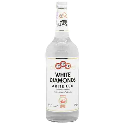 Ром White Diamonds білий 37,5% 1,0л