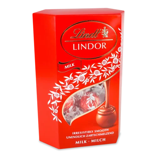 Цукерки Lindt Lindor молочні