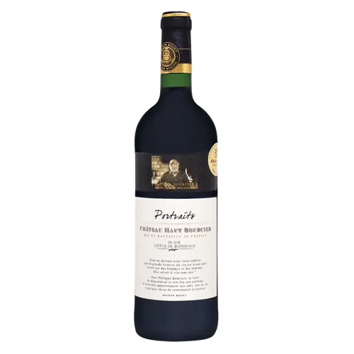 Вино Les Portraits Chateau Haut Bourcier червоне сухе 13% 0,75л