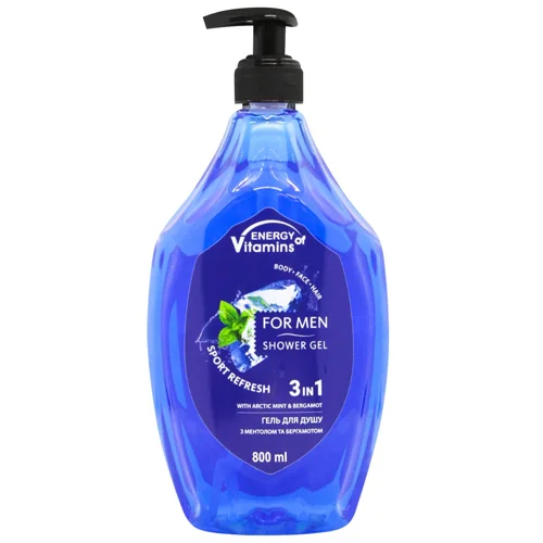 Гель для душу Energy of Vitamins Sport Refresh 3в1 800мл