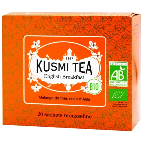 Чай чорний Kusmi Tea Англійський Сніданок органічний 2г*20шт
