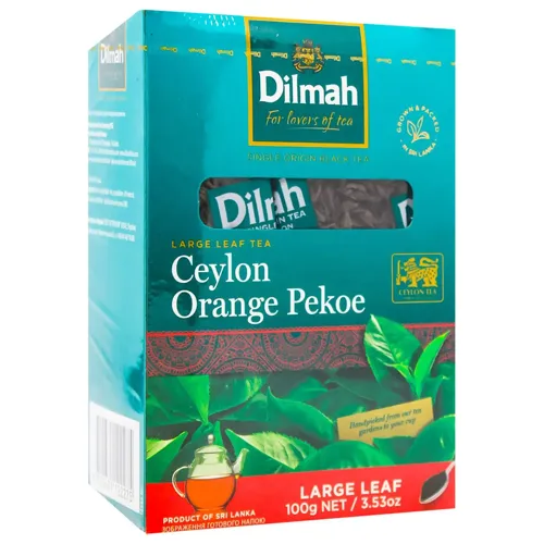 Чай чорний Dilmah крупнолистовий 100г