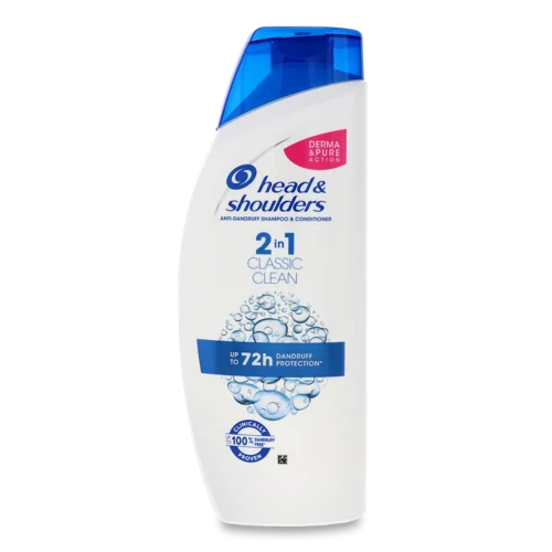 Шампунь та бальзам-ополіскувач проти лупи 2в1 Основний догляд Head&Shoulders, 540мл