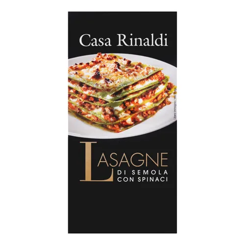 Лазанья з твердих сортів пшениці зі шпинатом Casa Rinaldi
