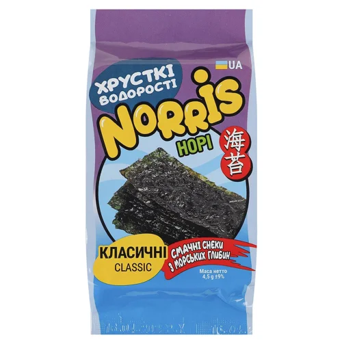 Чипси норі Norris класичні 4,5г