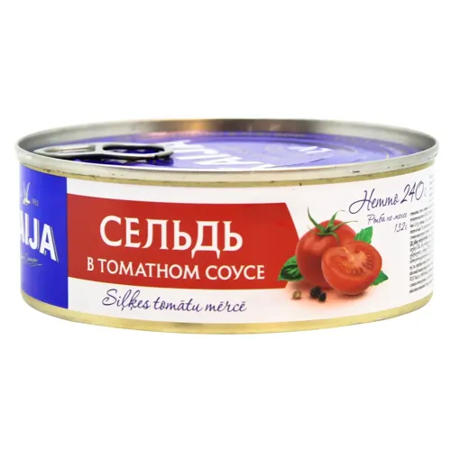 Оселедець Kaija філе в томатному соусі 240г