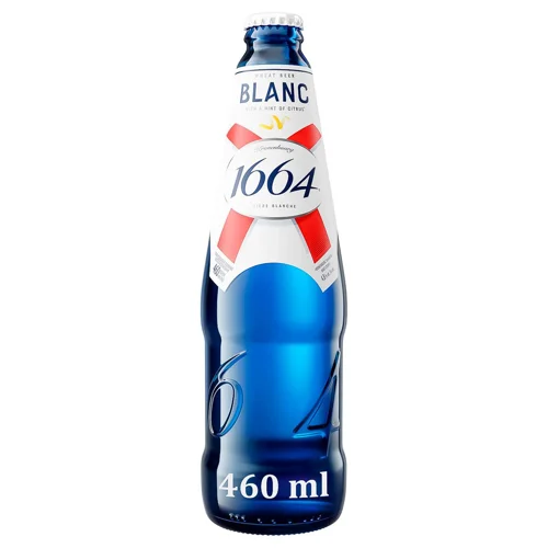 Пиво спеціальне 0.46л 4.8% світле пастеризоване Blanc Kronenbourg 1664 пл