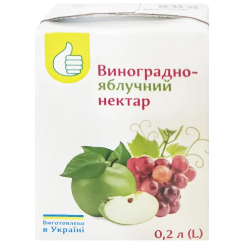 Нектар Pouce виноград-яблуко 200мл