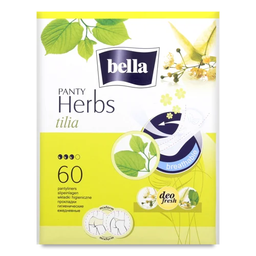 Щоденні Прокладки Herbs Panty Tilia Bella, Вищий ґатунок, 60 шт