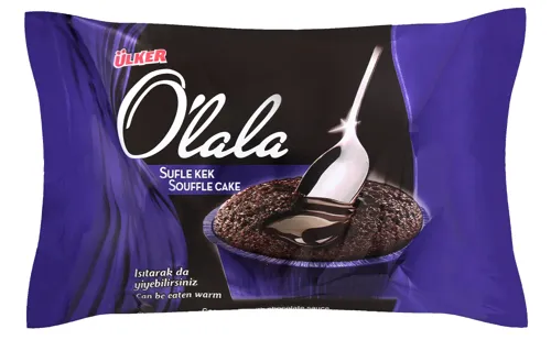Кекс шоколадний з рідкою шоколадною начинкою Olala Ulker м/у 70г