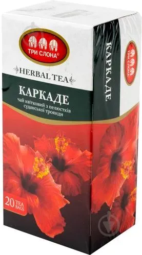 Чай Золотий Слон Каркаде, 20*1,3г