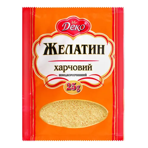 Желатин харчовий Деко м/у 25г