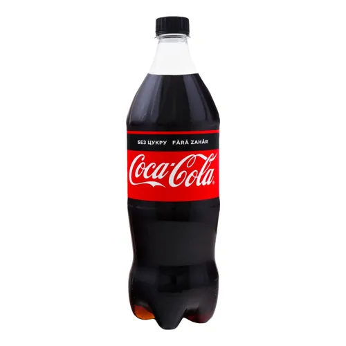 Напій безалкогольний безкалорійний сильногазований Coca-Cola Zero 1л
