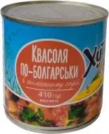 Квасоля Хуторок по-болгарськи в томатному соусі 425г