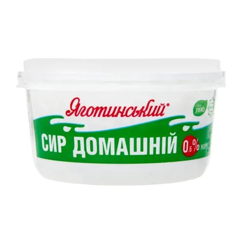 Сир кисломолочний 0% Домашній Яготинський