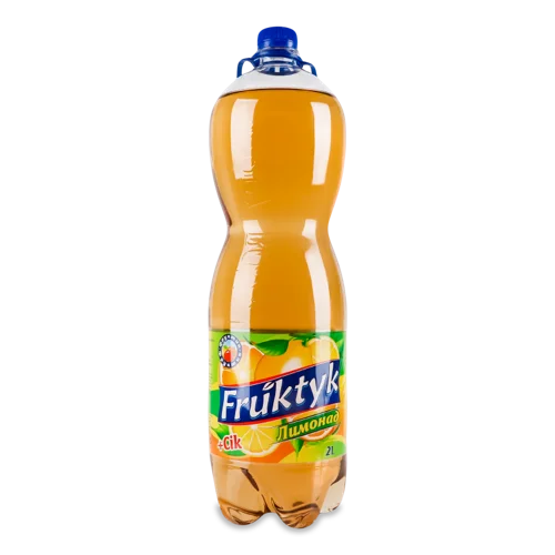 Безалкогольний Напій Сильногазований Лимонад Fruktyk, п/пл 2л