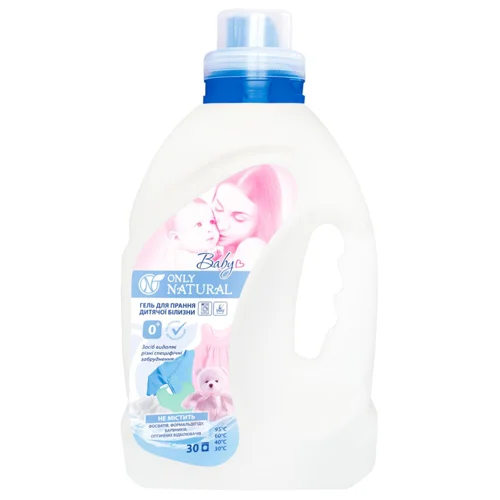 Гель для прання Only Natural Baby для дитячої білизни 2л