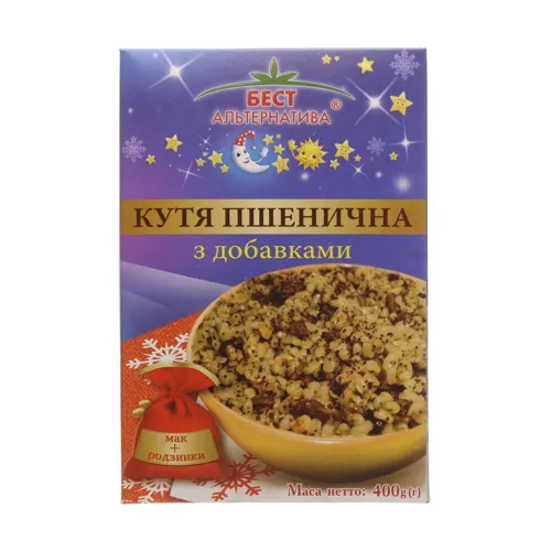 Кутя пшенична з добавками Бест Альтернатива 400г