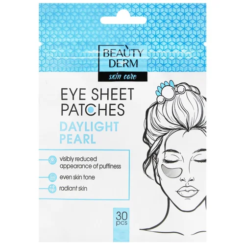 Патчі BeautyDerm Daylight Pearl Тканинні для зони під очима 30шт