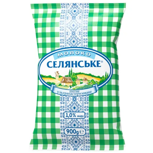 Молоко Селянське ультрапастеризоване 1.5% 900г