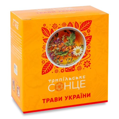 Чай Трави України Трипільське Сонце, вищого ґатунку, к/у 20х1.3г