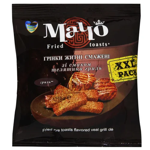 Грінки Мачо зі смаком телятини гриль 110г
