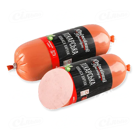 Ковбаса «Ювілейний» Преміум «Лікарська» напівкопчена вищого ґатунку, 400г