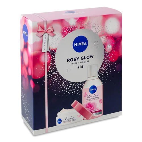 Косметичний Набір Rosy Care Гель-Крем Зволожувальний 50мл + Міцелярна Вода Rose Care 400мл, п/пл