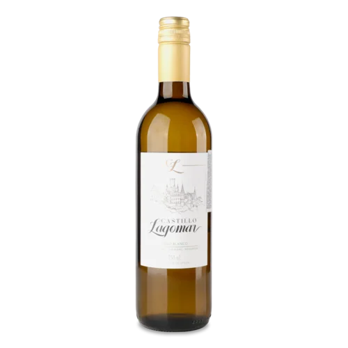 Вино Біле Сухе Castillo Lagomar, 0.75л, 10%, в/к