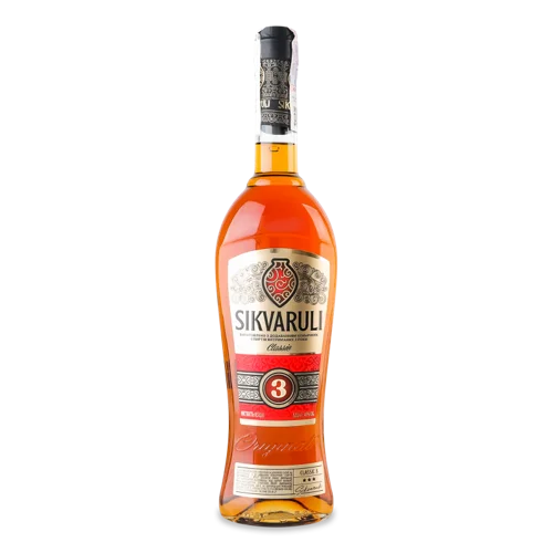 Напій Спиртний 0.5л 40% 3 Зірки Classic Sikvaruli пл