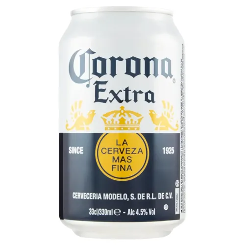 Пиво Corona Extra світле пастеризоване 4.5% 330мл