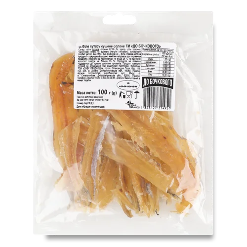Риба Путасу Сушена Солона В/ґ, До Бочкового, 100г