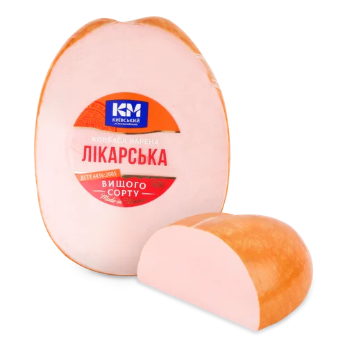 Ковбаса Варена Лікарська Київський М'ясокомбінат, кг