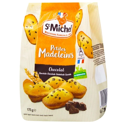 Печиво St Michel Mini Madeleines з шоколадом 175г