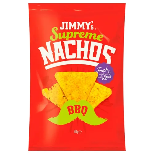 Чіпси Jimmy's Supreme Начос BBQ кукурудзяні 140г
