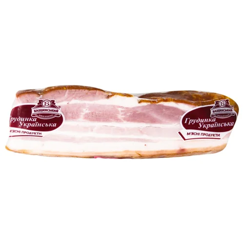 Грудинка Бащинський Українська копчено-варена в/г, кг