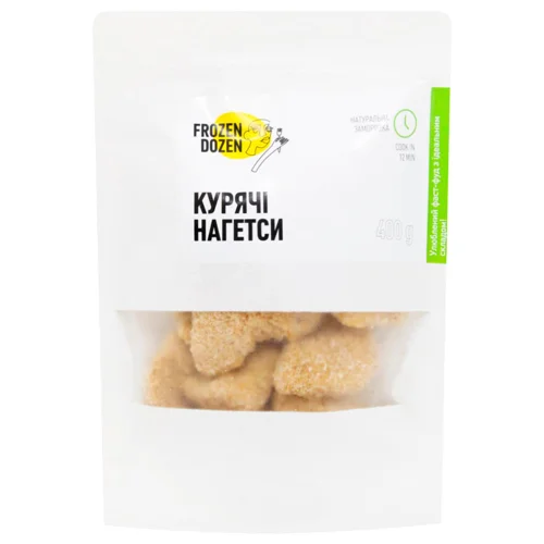 Нагетси Frozen Dozen курячі заморожені 400г