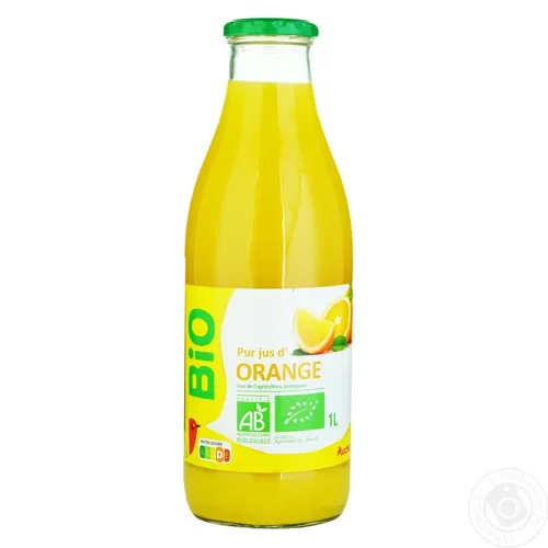 Сік Ашан апельсиновий органічний 1л