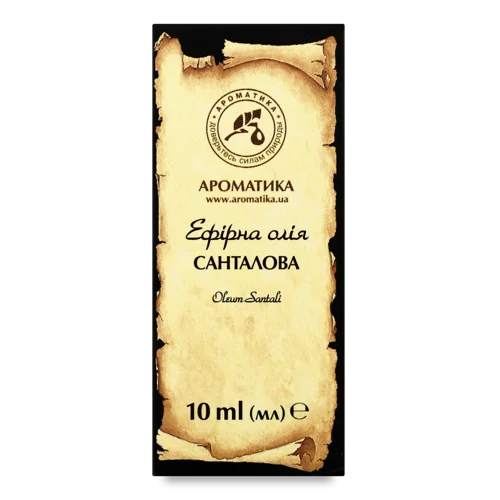 Ефірна Олія Санталова Ароматика, 10 мл, натуральна, в/с