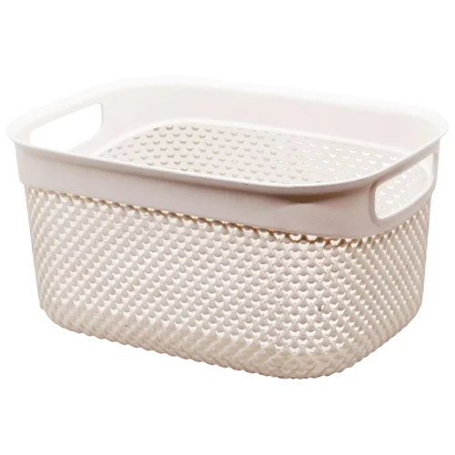 Кошик Ucsan Plastik Drop прямокутний кремовий 6,6л