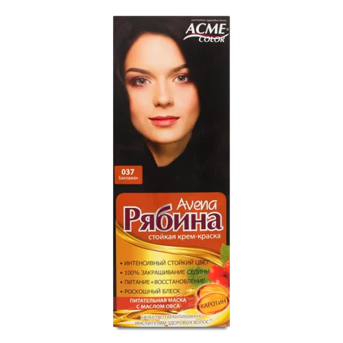 Крем-фарба Для Волосся №037 Баклажан Рябина, Аванна, Acme Color, 1 шт