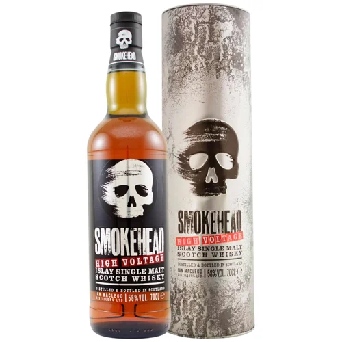 Віскі Smokehead High Voltage 58% 0,7л в тубусі