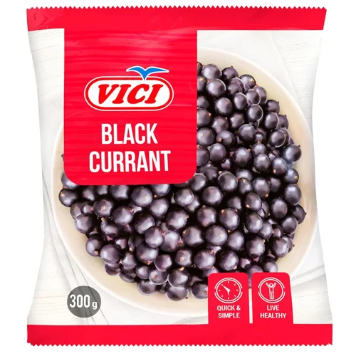 Чорна смородина Vici швидкозаморожена 300г